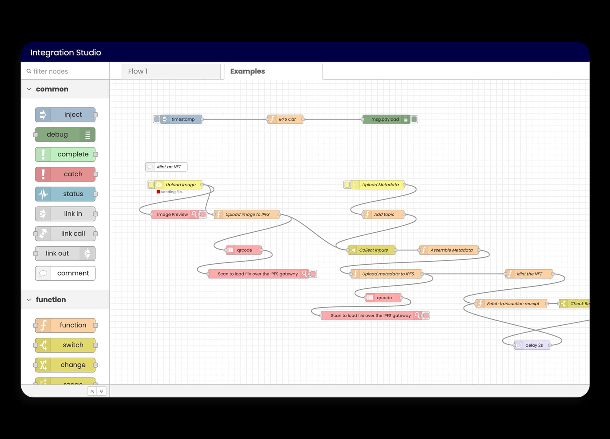 Integration Studio Interface