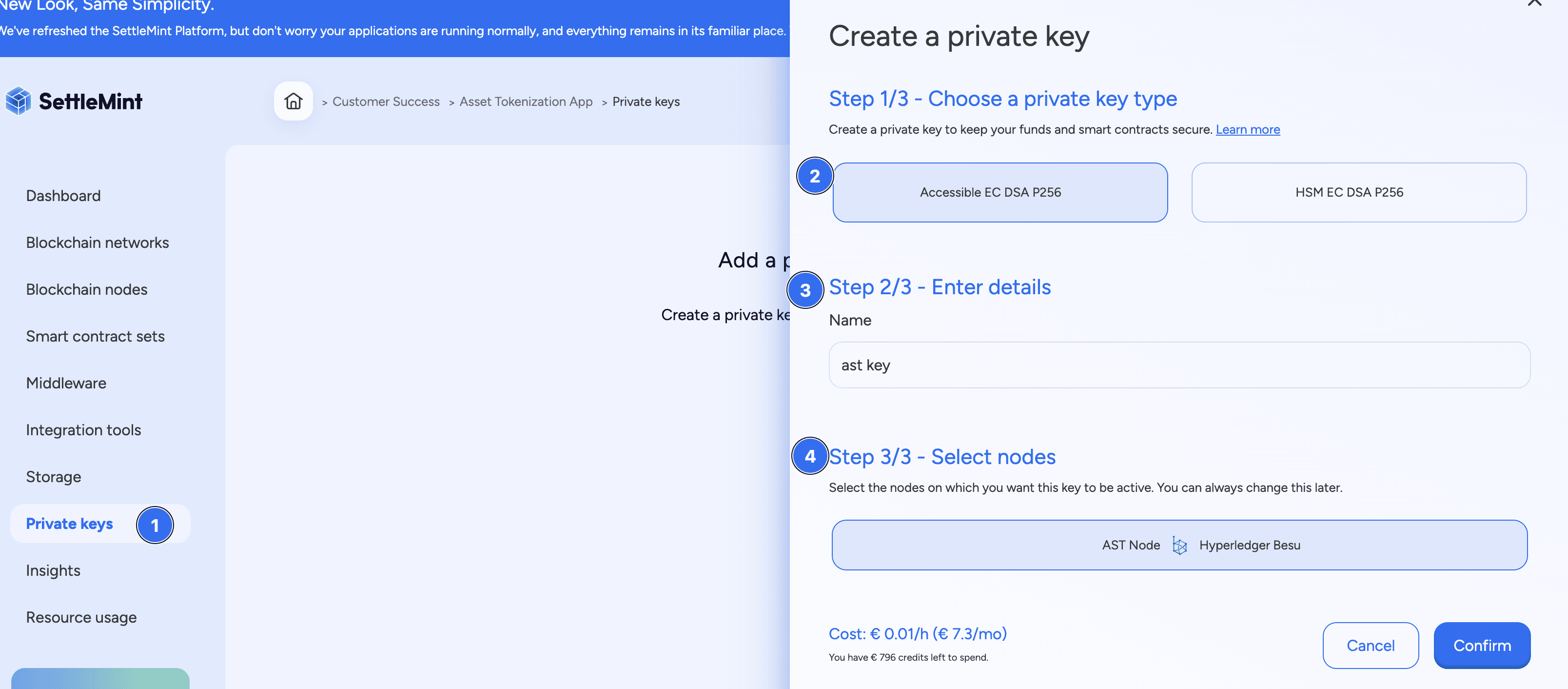 Create a Key