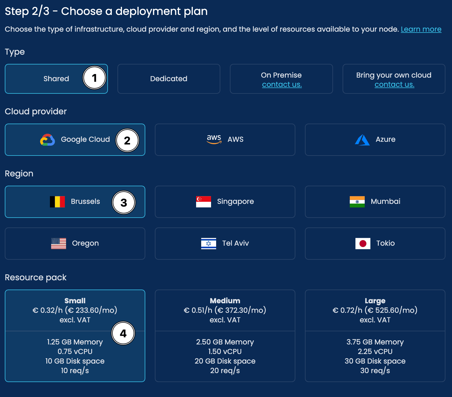 Deployment Settings