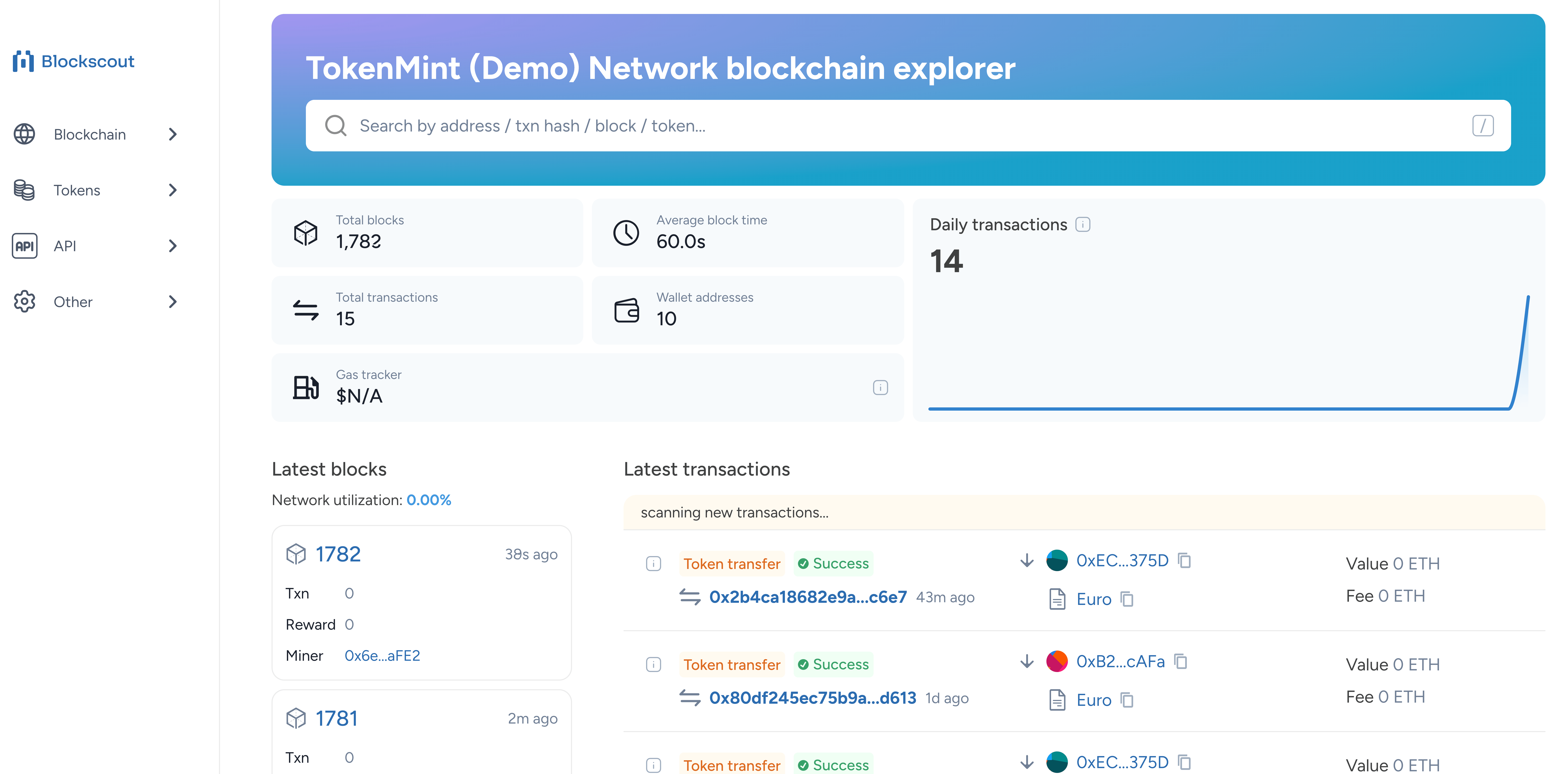Blockscout Interface