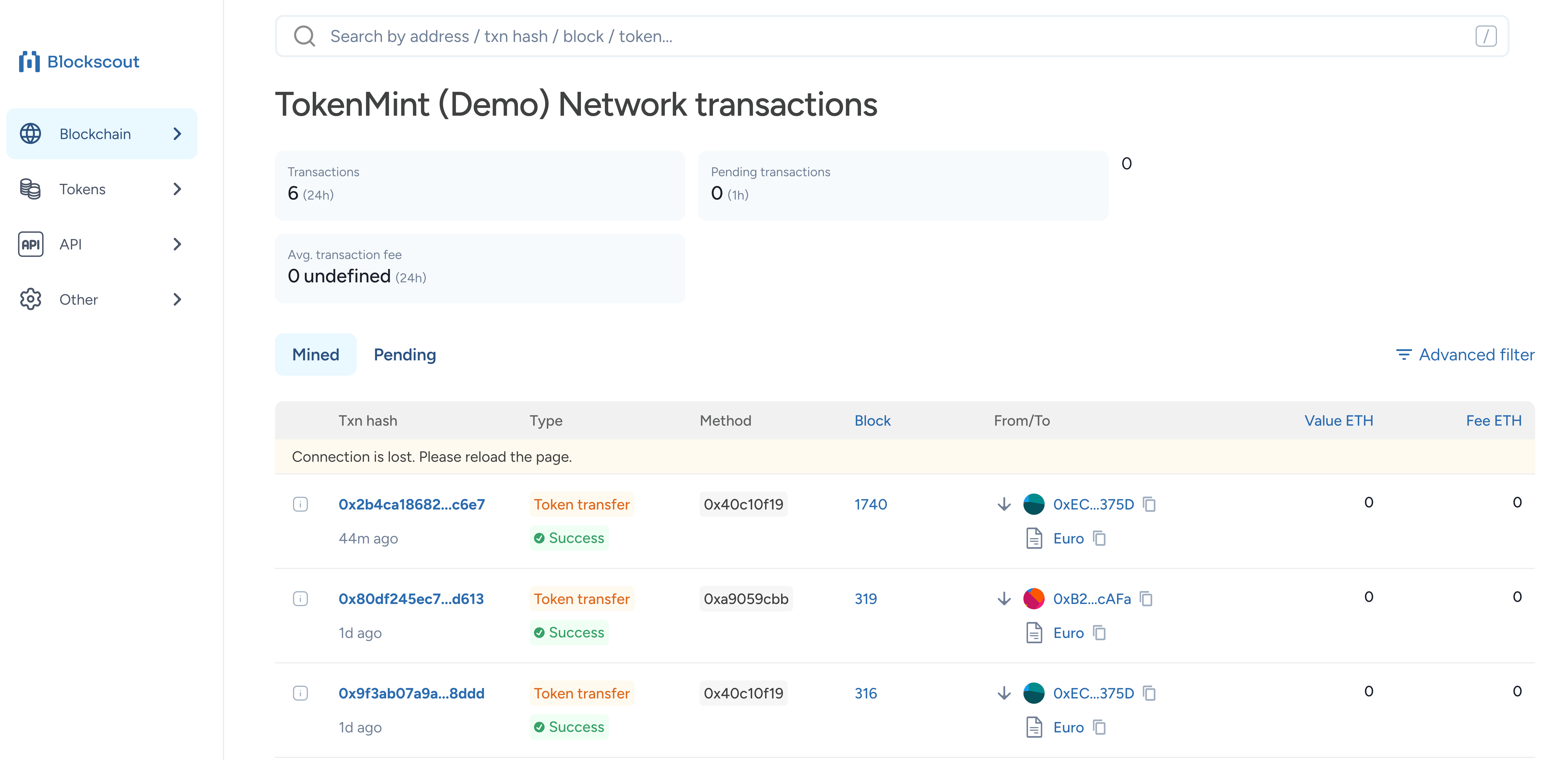 Transaction View